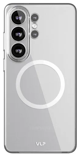 Чехол защитный "vlp" Puro Case с MagSafe для Samsung Galaxy S26 Ultra, прозрачный