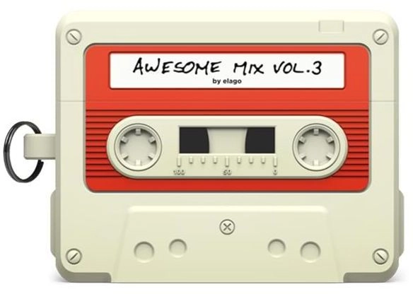 Чехол Elago для AirPods Pro 3 Unique Cassette Tape, белый/красный