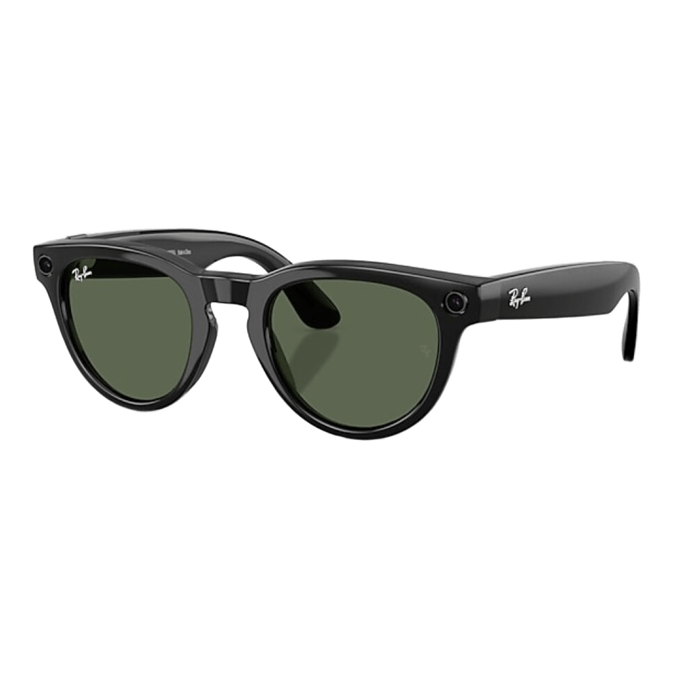 Умные очки RayBan Meta Headliner (2-е поколение) M, глянцевая черная оправа/линзы зеленые