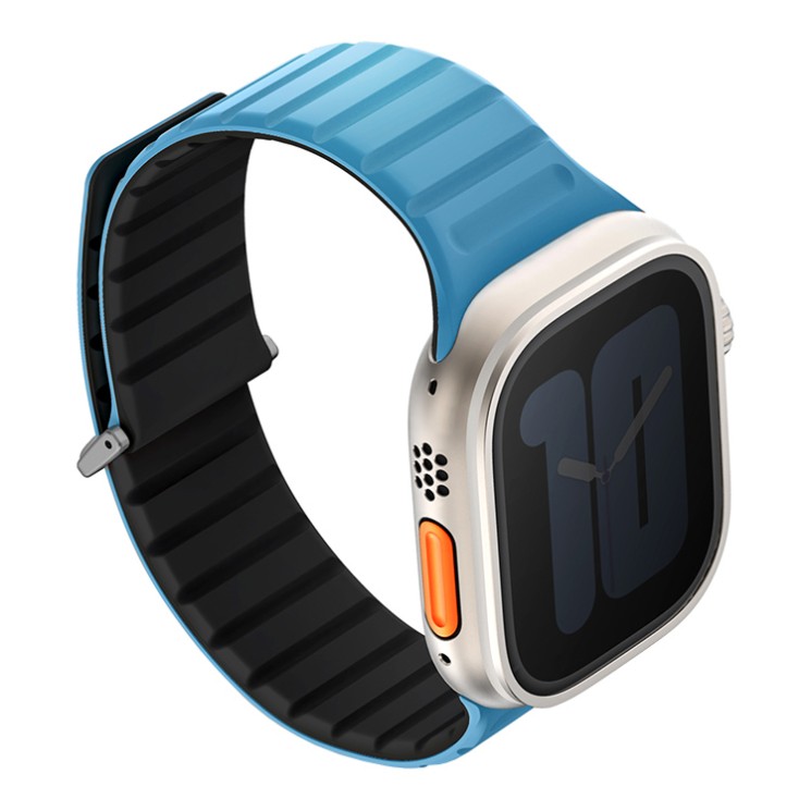 Ремешок Uniq Revix EVO для Apple Watch 49/45/44/42mm, синий/черный