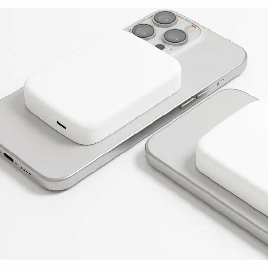 Внешний аккумулятор "vlp" Magsafe PowerBank 5000 mAh, USB-C, белый